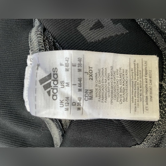 Adidas // Workout Leggings // Wrap Waist Detail // Medium Fits Like Small - Picture 6 of 11